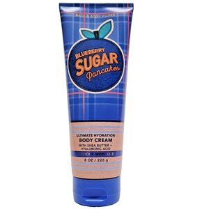 Bath & Body Works BLUEBERRY SUGAR PANCAKES Body Cream 24 Hour Moisture NEW!